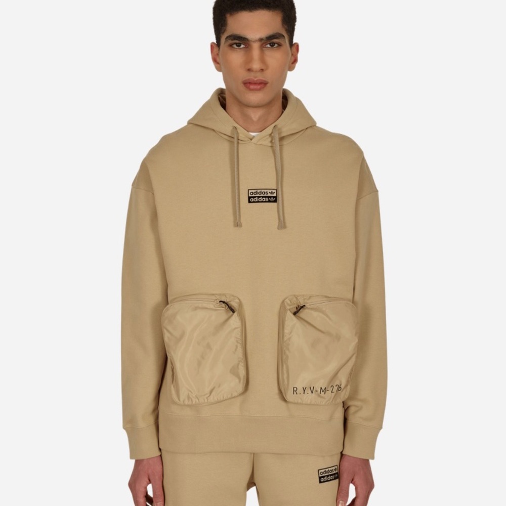 Men Adidas R.y.b loose fit hooded sweatshirt